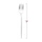 Shiny Silver Moderno Disposable Plastic Dessert Forks (300 Forks)